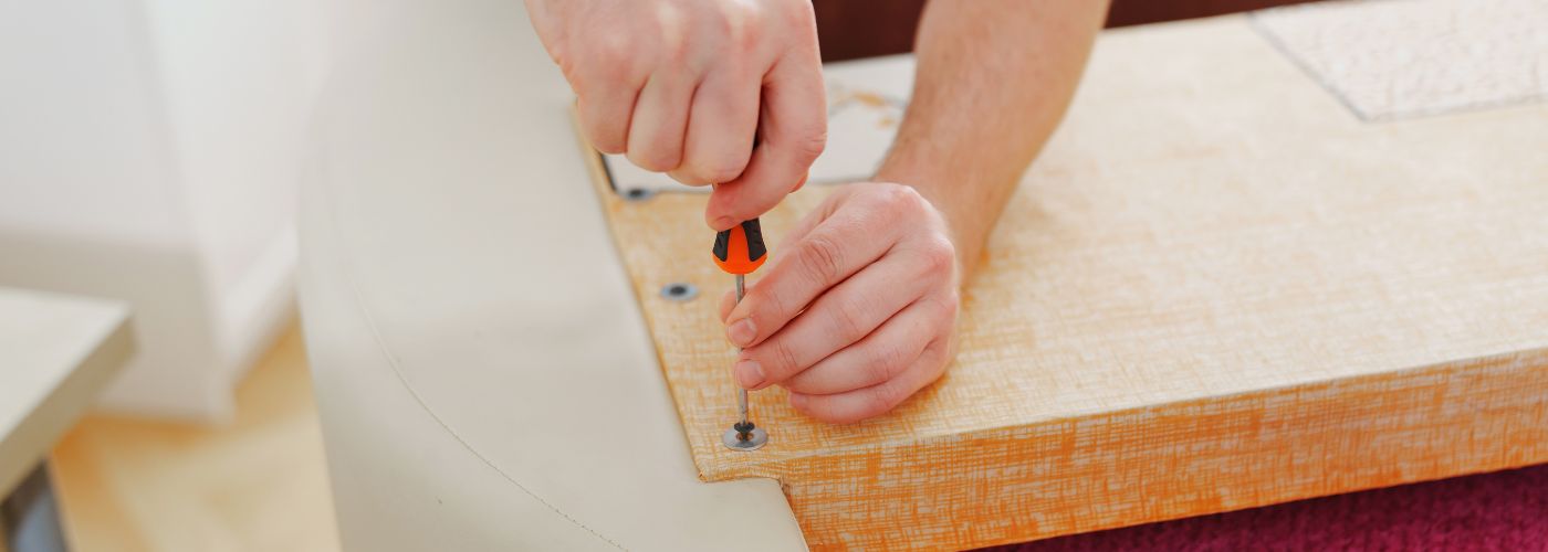 Disassemble Large Furniture to Reduce Bulk