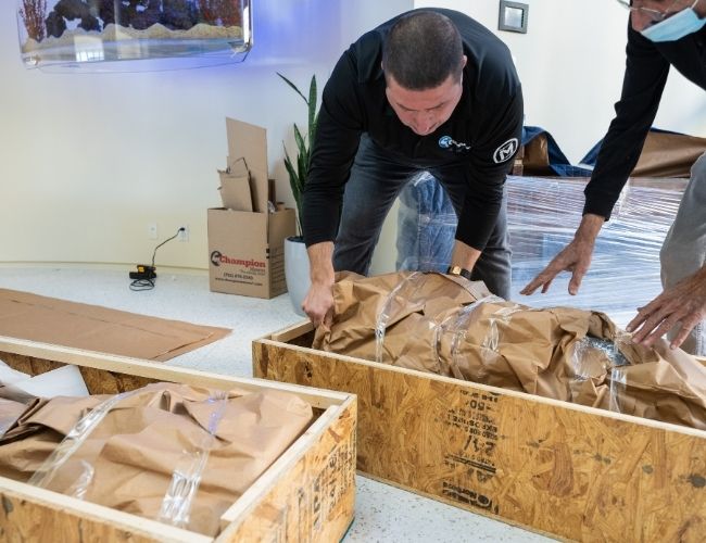 Unpacking and Organizing Service For Faster Moving